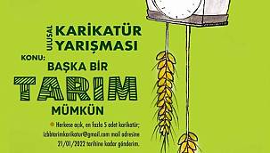 "Başka Bir Tarım Mümkün" temalı ulusal karikatür yarışması için başvurular başladı