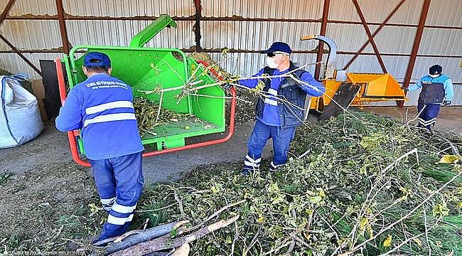 Büyükşehir bitki atıklarını da ekonomiye kazandırıyor 