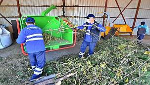 Büyükşehir bitki atıklarını da ekonomiye kazandırıyor