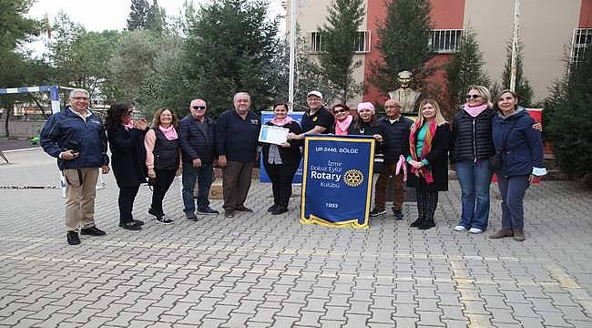 Dokuz Eylül Rotary'den Yeniköy'e destek 