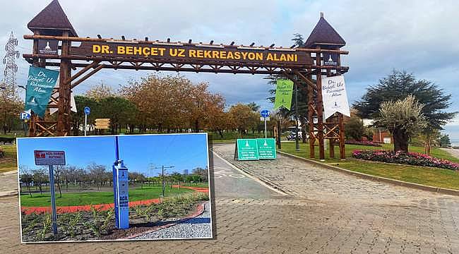 Dr. Behçet Uz Rekreasyon Alanı "acil durum butonu" ile daha güvenli 