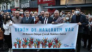 Dünya Çocuk Hakları Konak'ta savunuldu  