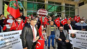 Gazi ve şehit yakınlarından Soyer'e teşekkür 