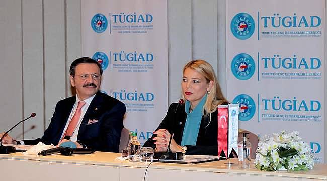 TÜGİAD Ege Şubesi TOBB Başkanı Hisarcıklıoğlu'nu ağırladı