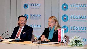 TÜGİAD Ege Şubesi TOBB Başkanı Hisarcıklıoğlu'nu ağırladı