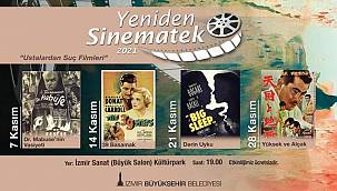 Yeniden Sinematek'te ustalardan suç filmleri 