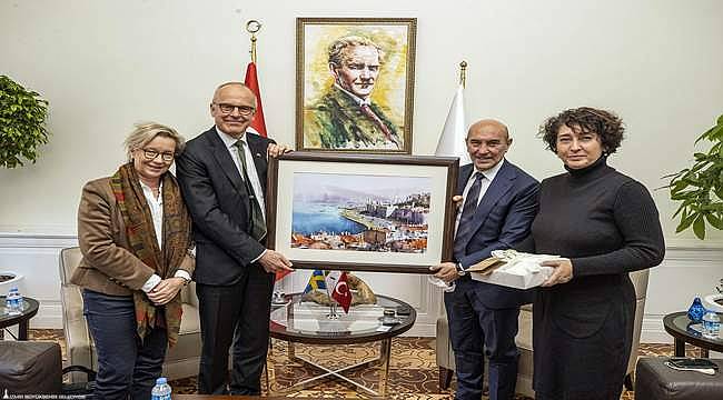 Başkan Soyer, İsveç'in Ankara Büyükelçisi'ni ağırladı 