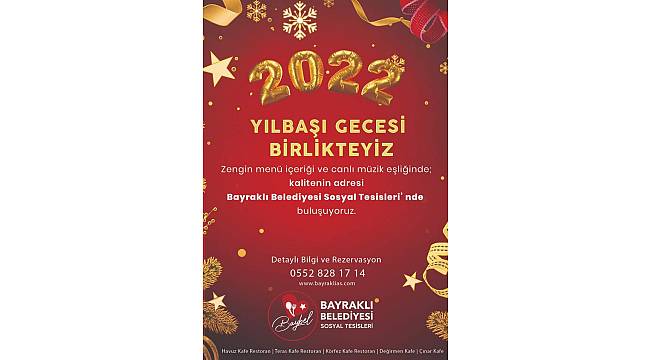 Bayraklı'nın tesisleri yılbaşına hazır