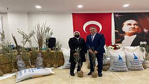 İzmir Büyükşehir Belediyesi'nden Beydağlı üreticiye çifte destek 