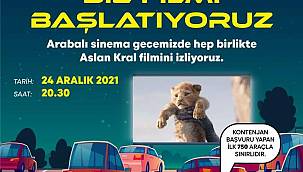 İzmir'de arabalı sinema keyfi
