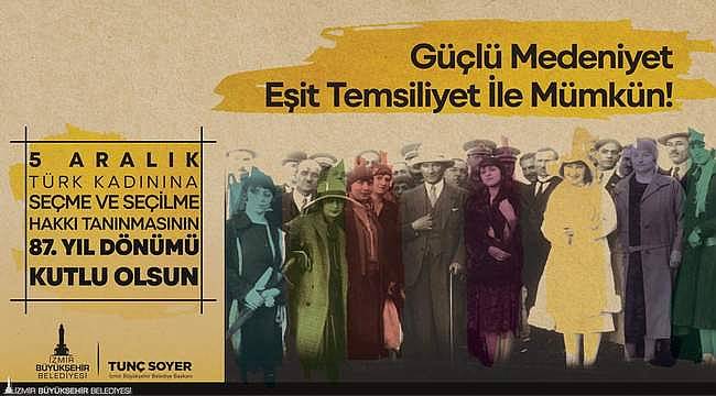 İzmir'de kadınlar "temsilde eşitlik" için yürüyecek 