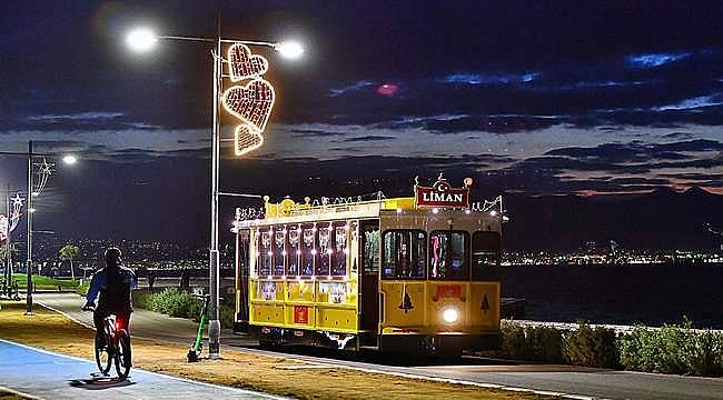 İzmir yeni yıla ışıl ışıl giriyor 