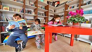 Muhtarlık ofisleri mini kütüphaneye dönüştürüldü 