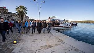 Sığacık sahili yepyeni bir görünüme kavuştu 