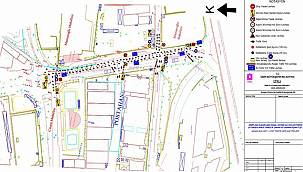Manas Bulvarı'nda trafik düzenlemesi 