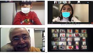 Minikler, sevdikleri dizelerin şairi ile buluştu 