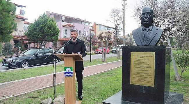 Rauf Denktaş ölüm yıldönümünde sürgün günlerini geçirdiği Foça'da anıldı 