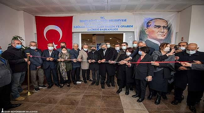 Yarımada'ya hizmet verecek İZSU ofisi Güzelbahçe'de açıldı 