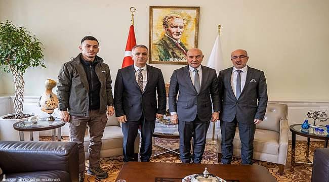 Başkan Soyer'e Erzincan'dan Cittaslow ziyareti 