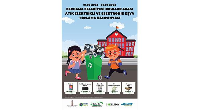 Belediyeden elektronik atıkları toplama kampanyası 