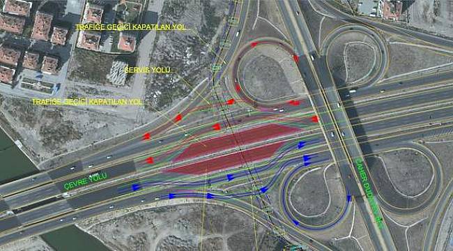 Çiğli Tramvay hattı çalışmaları nedeniyle trafikte yeni düzenleme 