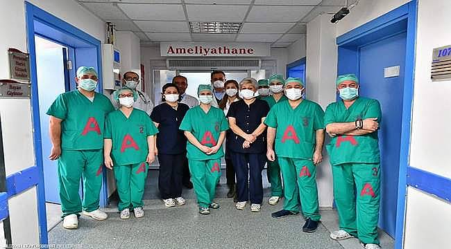 Eşrefpaşa Hastanesi'nin ameliyathanesi yeniden hizmete alındı 