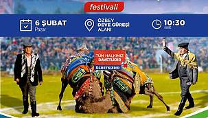 Torbalı'da develer kortej yürüyüşünde boy gösterdi 