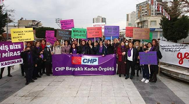 Bayraklı'nın güçlü kadınları tek ses oldu 