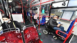 ESHOT otobüslerine tekerlekli sandalye ayarı 
