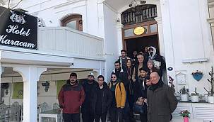 Foçalı duayen turizmciden İTÜ mimarlık öğrencilerine seminer 