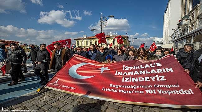 Soyer: "İstiklal Marşı esaret altına alınmak istenen vatanın umudu oldu" 