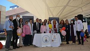 EÜTF'de balonlar kanserine farkındalık için uçuruldu  