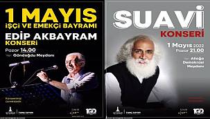 İzmir Büyükşehir Belediyesi'nden 1 Mayıs'ta çifte konser 