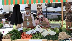 "Organik Tarımı Öğreniyorum" Projesi Kapsamında Mavibahçe'de Eko Pazar Açıldı 