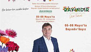 Bayındır 23. Uluslararası Çiçek Festivali Başlıyor  