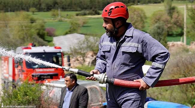 Hava sıcaklıkları arttı itfaiye ekipleri teyakkuza geçti 