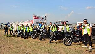 Motosiklet tutkunları Torbalı'da buluştu  