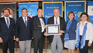 Phokaia Rotary Kulübü Uluslararası Tanınma Belgesini Törenle Aldı    