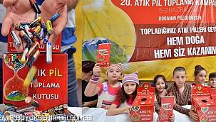 "Sıfır atık" için piller geri dönüşüyor 