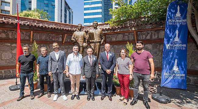 Ahmet Piriştina heykeli APİKAM'da açıldı 