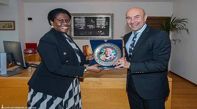 Başkan Soyer Güney Afrika Büyükelçisi'ni ağırladı 