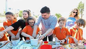 Bucalı miniklerin tohum ekme heyecanı 