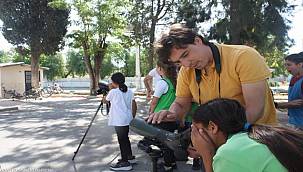 Büyükşehir'den çocuklara kuş gözlemciliği eğitimi 
