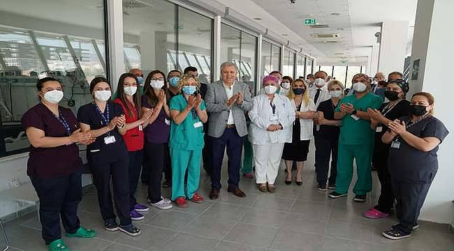 EÜTF Hastanesinde Covid Yoğun Bakım Ünitesi kapatıldı 