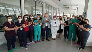 EÜTF Hastanesinde Covid Yoğun Bakım Ünitesi kapatıldı 