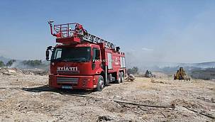 Foça'da orman yangını 