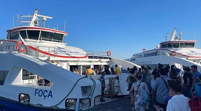 İZDENİZ'in Foça seferlerine büyük ilgi 