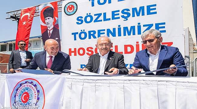 İzmir'de 5 bin 248 işçiyi sevindiren TİS imzası 