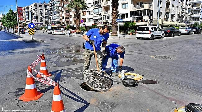 İZSU Genel Müdürlüğü'nden rögarlara koku giderim filtresi 