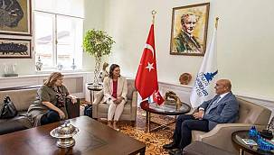 Lüksemburg Büyükelçisi Başkan Soyer'i ziyaret etti 